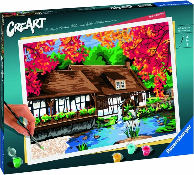 CreArt Premium: Mühle – Malen nach Zahlen