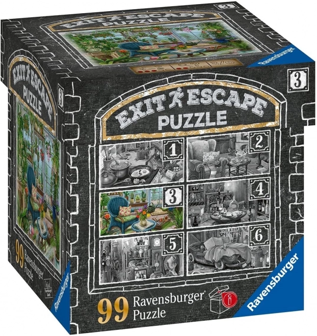 Ravensburger Exit Puzzle Spukvilla - Im Wintergarten