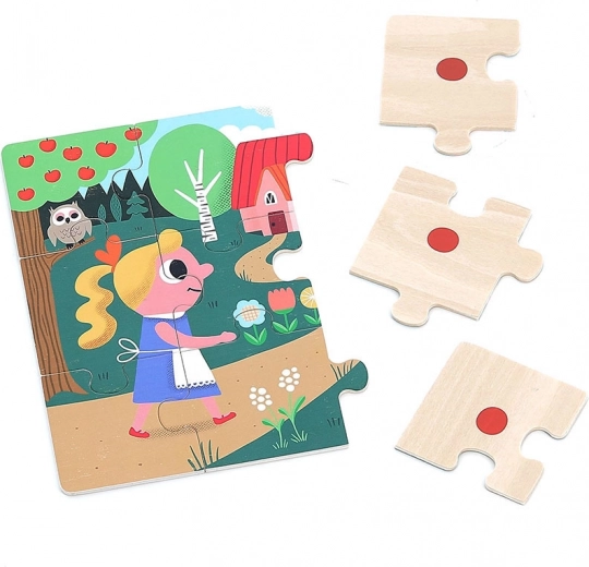 Robuste Holzteile für kleine Hände