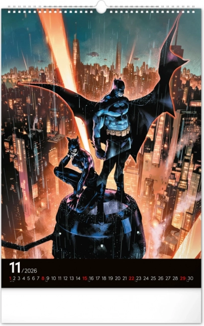 Wandkalender Batman Dark 2026