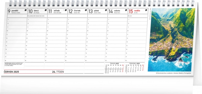 Tischkalender Planungssteuern mit Fotos 2025