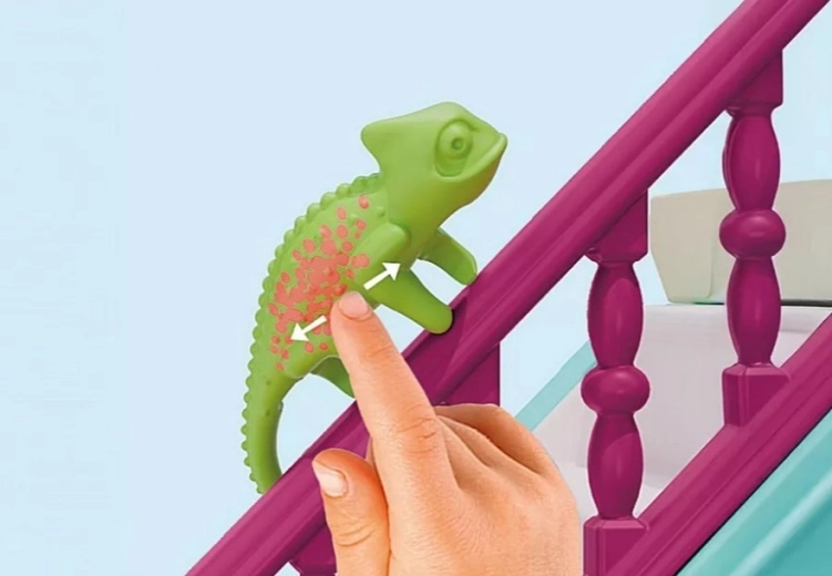 Geheimes Versteck und interaktive Elemente