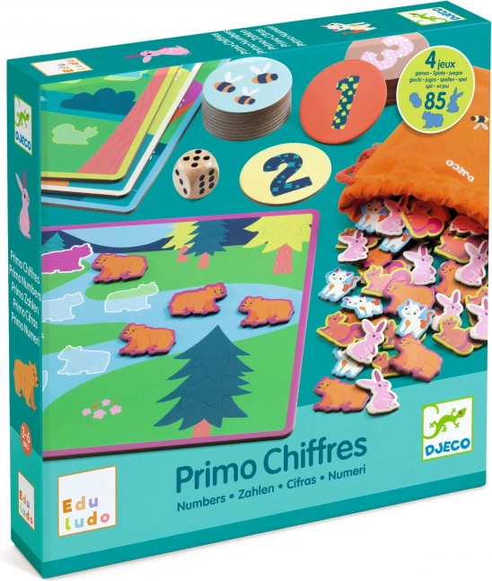 DJECO Spieleset zum Zählen – 123 Zahlen