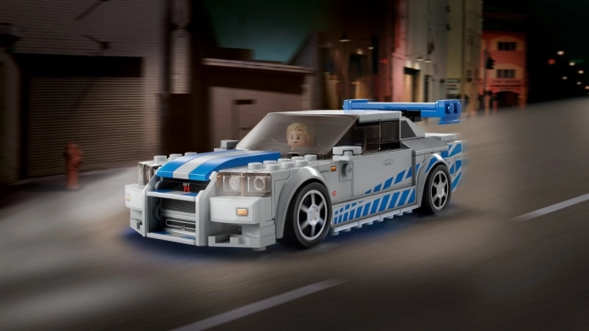 Lego Speed Champions Nissan Skyline GT-R R34 Modell aus Fast & Furious