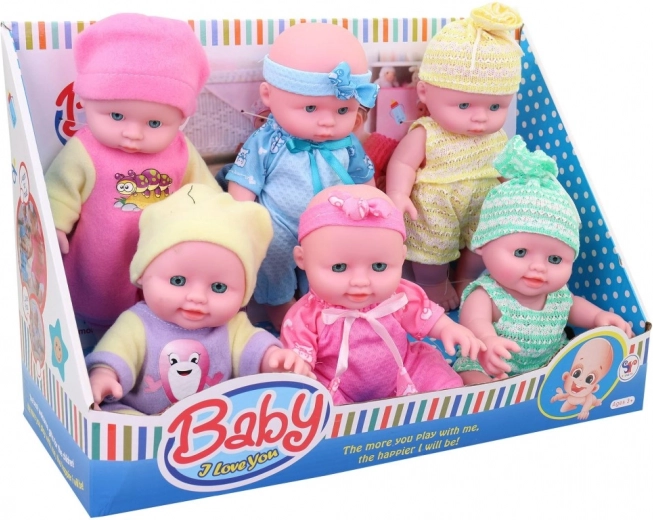 Puppe im Box in 6 Farben
