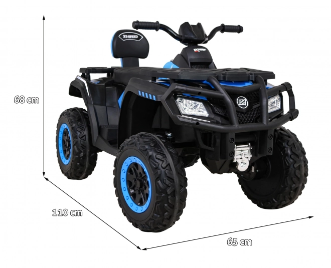 Kinder-Quad XT-Speed mit Allradantrieb, blau