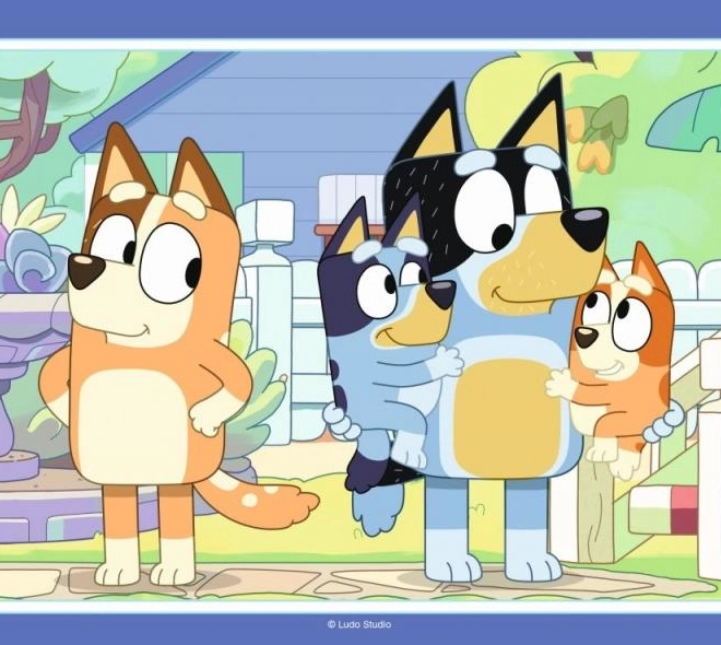 Puzzle 4v1 Bluey von Ravensburger