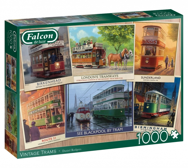 Historische Straßenbahnen Puzzle 1000 Teile