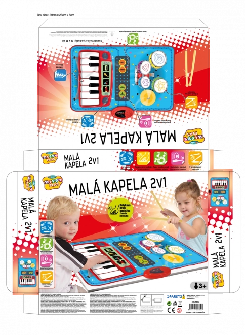 Musikmatte Kleine Band 2 in 1