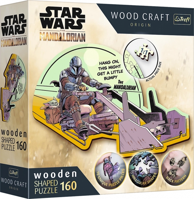 Trefl Holzpuzzle The Mandalorian: Begegnung 160 Teile