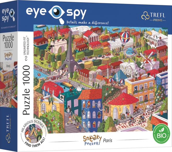 Trefl Puzzle UFT Eye-Spy Sneaky Peekers: Paris 1000 Teile