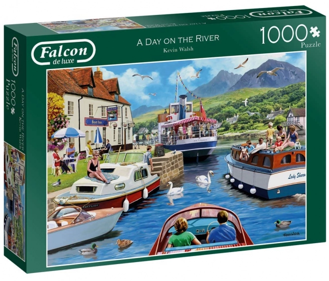 Falcon Puzzle Am Fluss 1000 Teile