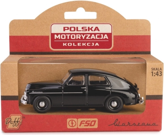 Metallmodell Warszawa M20 1:43 – schwarz