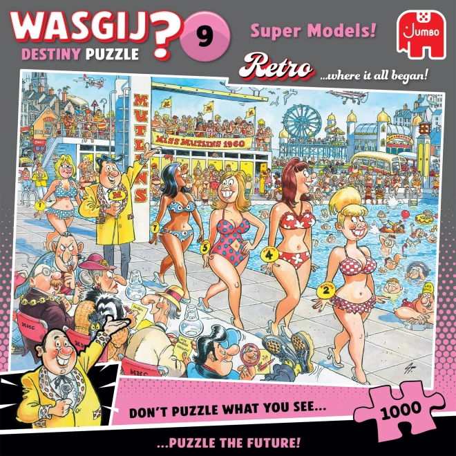 Wasgij Destiny 9: Supermodellpuzzle 1000 Teile