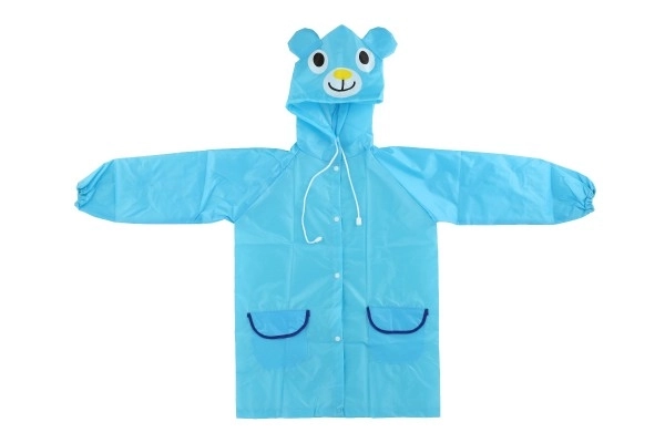 Kinderregenmantel Bär Blau