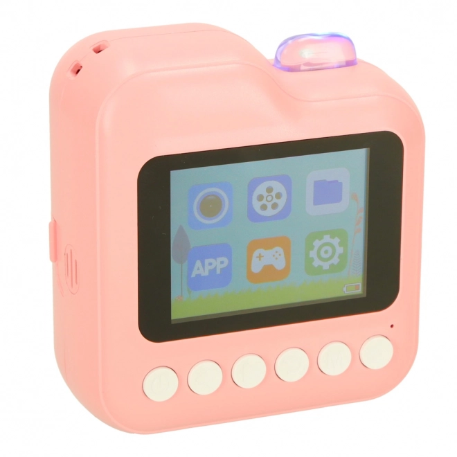 24MP-Wärmebildkamera für Kinder mit 1 GB Speicher – Rosa