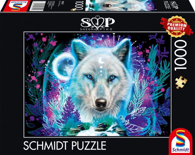 Puzzle Schmidt Neon: Polarwolf 1000 Teile