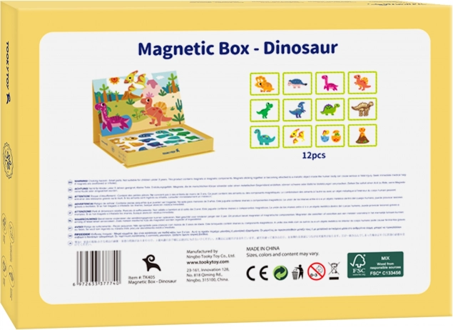 Magnetisches Puzzle Dinosaurier von Tooky Toy