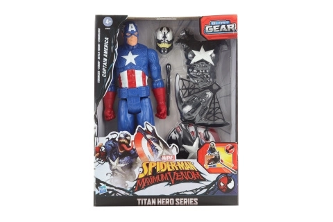 Captain America Figur mit Power FX Zubehör