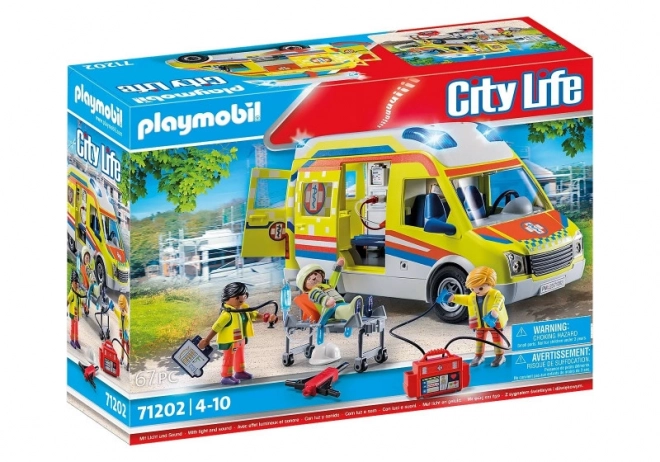 City Life Krankenwagen mit Licht und Sound
