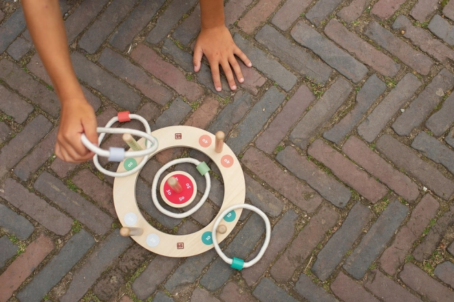 Spaßige Wurf-Ring-Spiel für drinnen und draußen