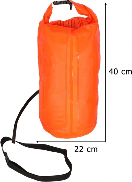 Schwimm-Rettungsboje mit 20l Trockenfach und Pfeife
