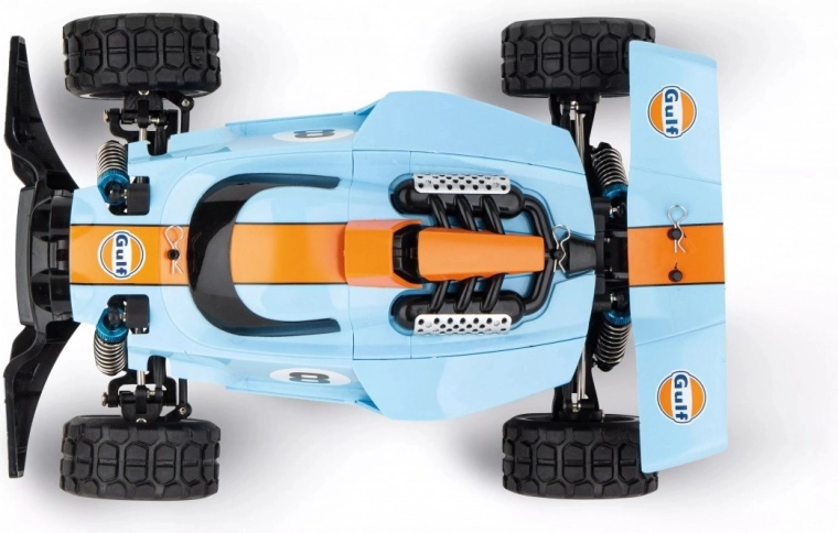 Ikonisches GULF-Design und Rennsport-Aerodynamik