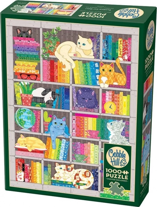 Puzzle Vyšíckteppich Regenbogenkatzen 1000 Teile