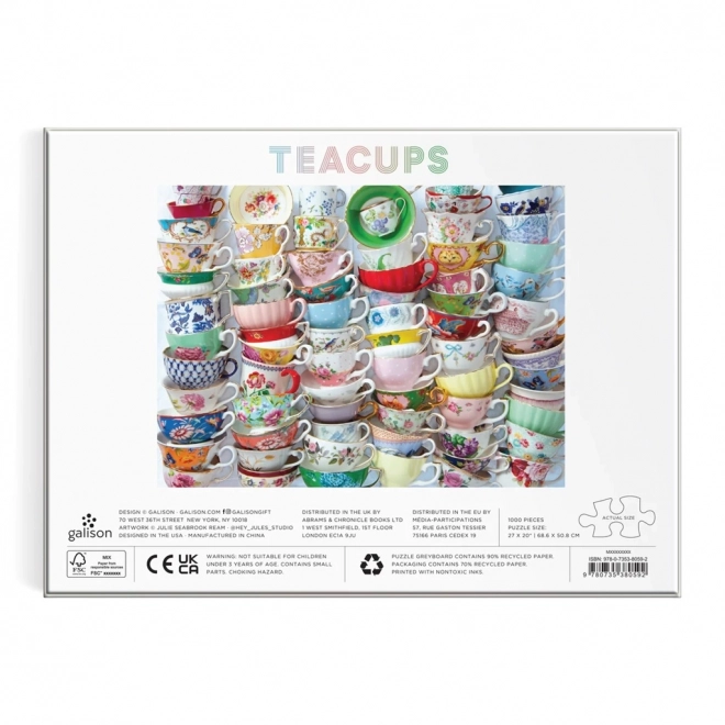 Puzzle Teetassen 1000 Teile