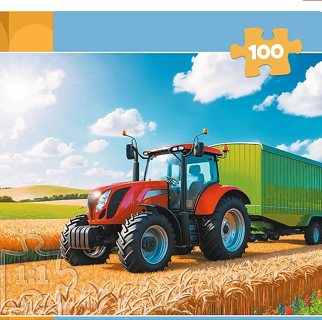 Puzzle Trefl Landwirtschaftliche Technik 100 Teile