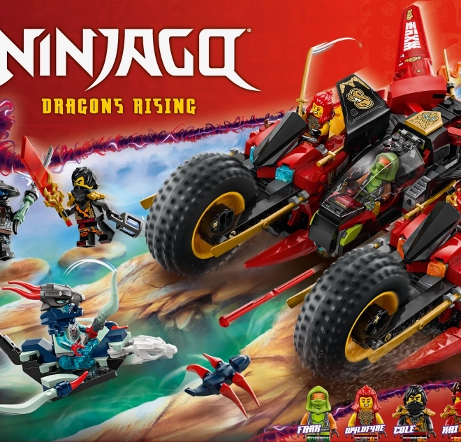 Lego Ninjago Ninja Kampf-Fahrzeug 3in1