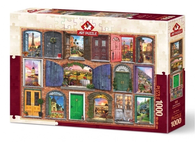 Puzzle Türen Europas 1000 Teile