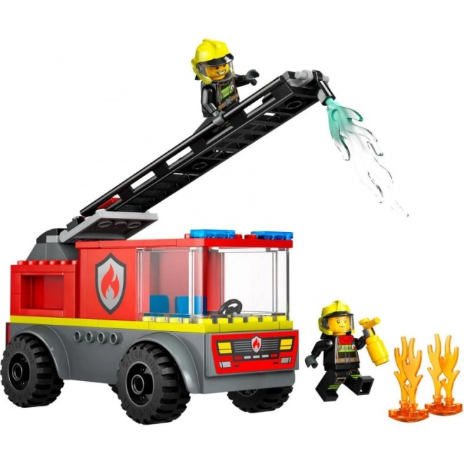 Lego Feuerwehrwagen mit Leiter