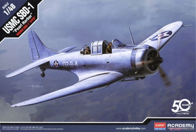 Plastikmodell USN SBD-1 Pearl Harbor