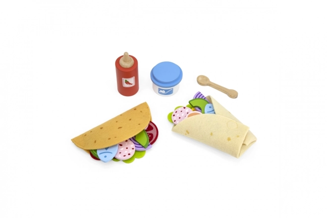 Holzspielzeug Taco Set