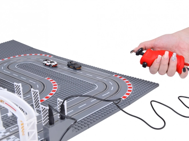 Bugatti Rennstrecke Spielzeug mit Bausteinen