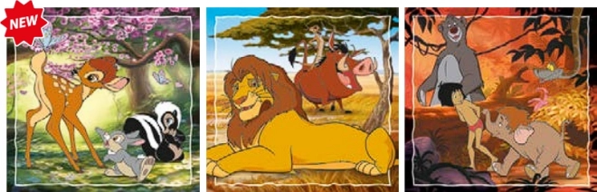 Clementoni Disney Klassiker Puzzle 3x48 Teile