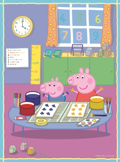 Trefl Puzzle und Memory-Spiel Peppa Pig