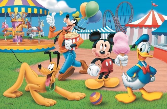 Trefl Puzzle Mickey Mouse im Vergnügungspark 54 Teile