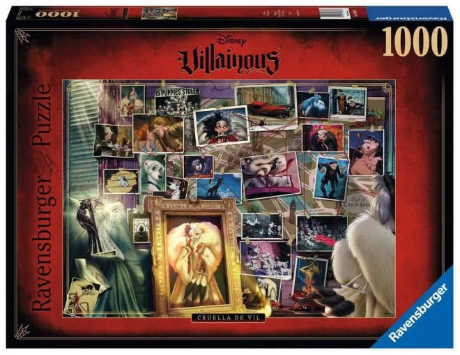Ravensburger Puzzle Villainous: Cruella de Vil 1000 Teile
