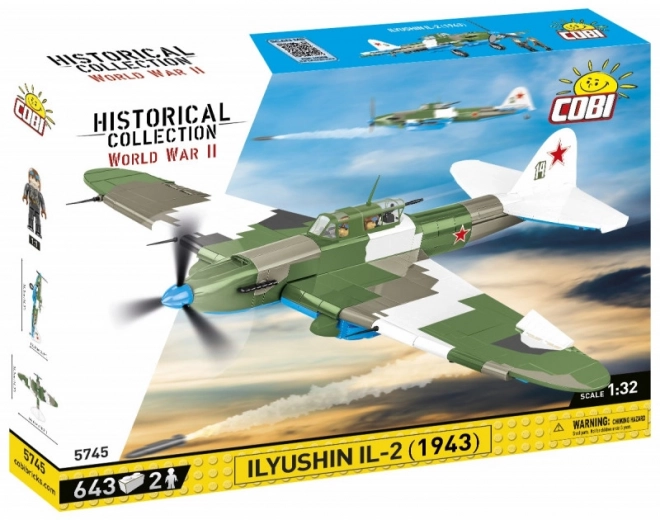 Cobi Modell Iljušin IL-2 (1943), 1:32