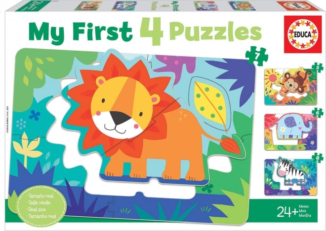 Mein erstes Puzzle Tiere aus der Wildnis