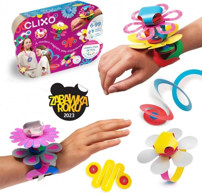 Clixo Schmuckpackung Kreatives Set Bauklötze für Schmuckherstellung - 28 Stück