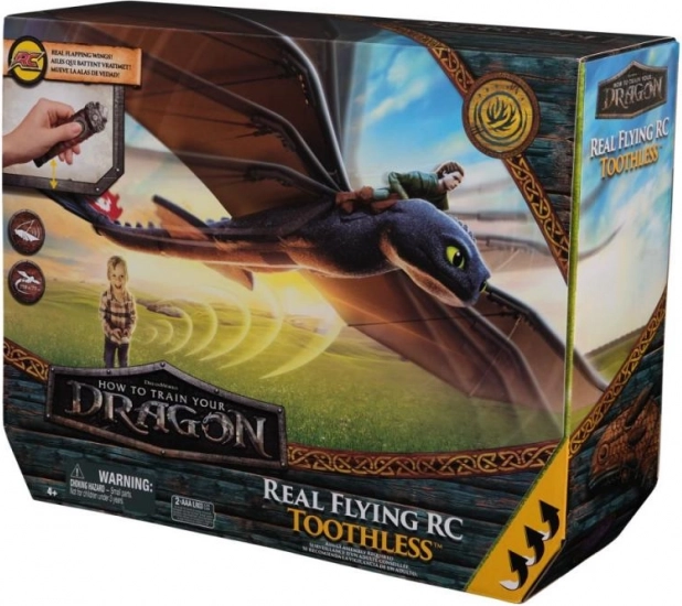 Fliegender Drache Ohnezahn mit Fernsteuerung