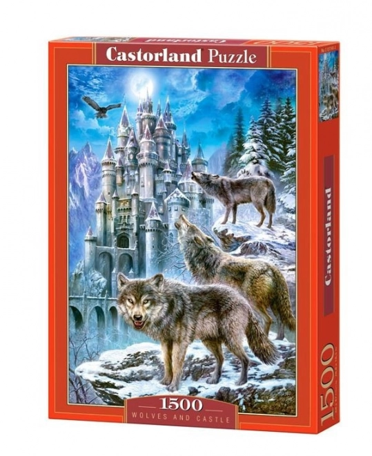 Wölfe und Schloss Puzzle 1500 Teile