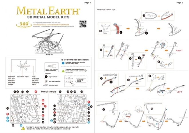 3D-Puzzle Pteranodon von Metal Earth