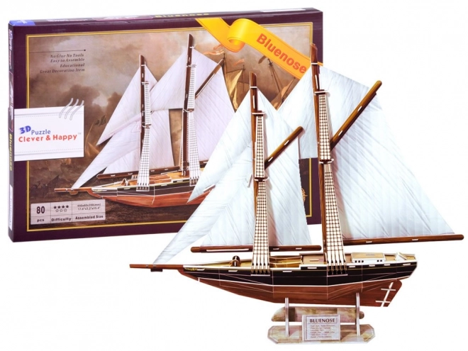 3D-Puzzle Segelschiff Bluenose