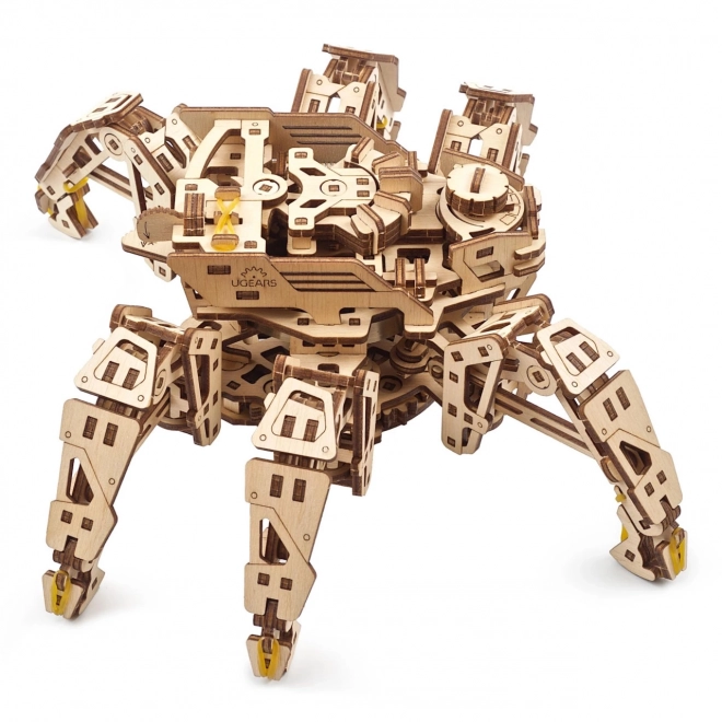 Ugears 3D Holzmechanik-Puzzle Sechsbeiniger Erkunder