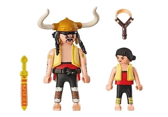 Playmobil Asterix Set Cebulonke mit Grzanka und Pepe