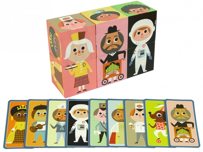 Holzpuzzle Figuren Set